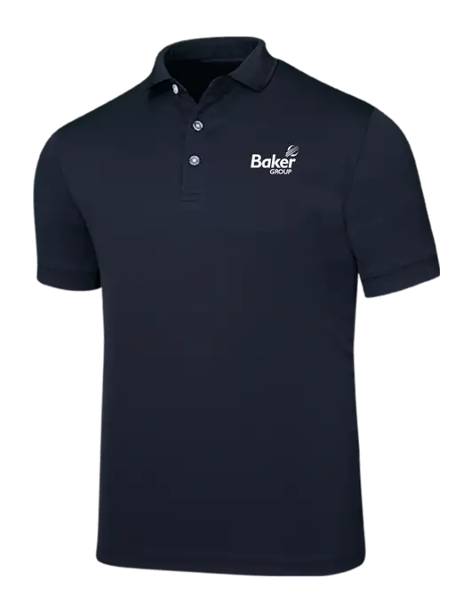 Callaway Ottoman Navy Polo w/Baker Group Logo