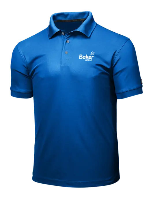 OGIO Royal Blue Caliber 2.0 Polo w/Baker Group Logo