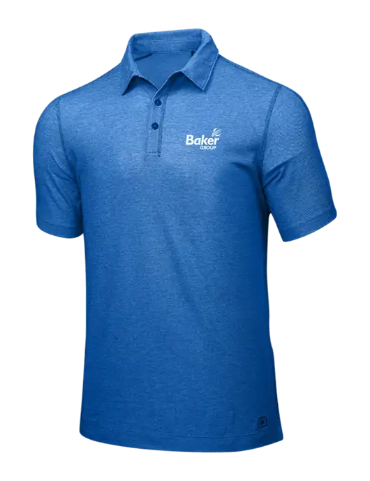 OGIO Royal Blue ONYX Polo w/Baker Group Logo