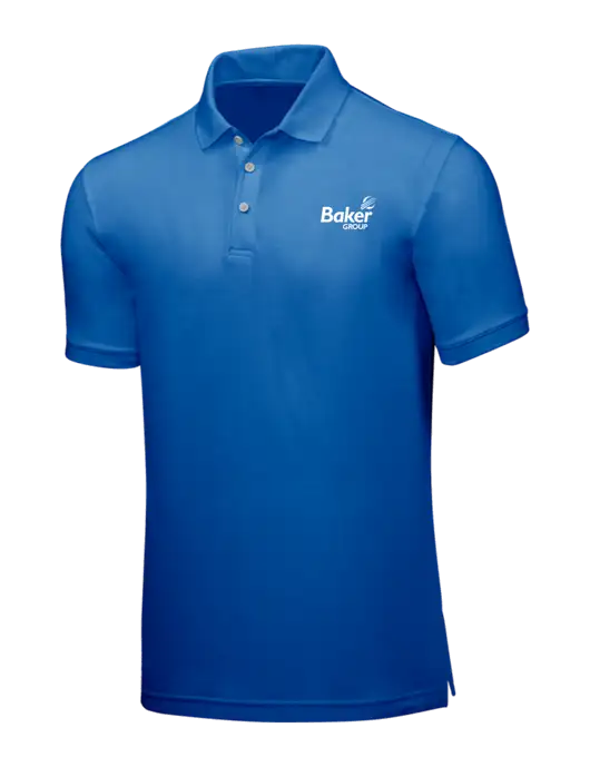 Dark Royal Core Classic Pique w/Baker Group Logo
