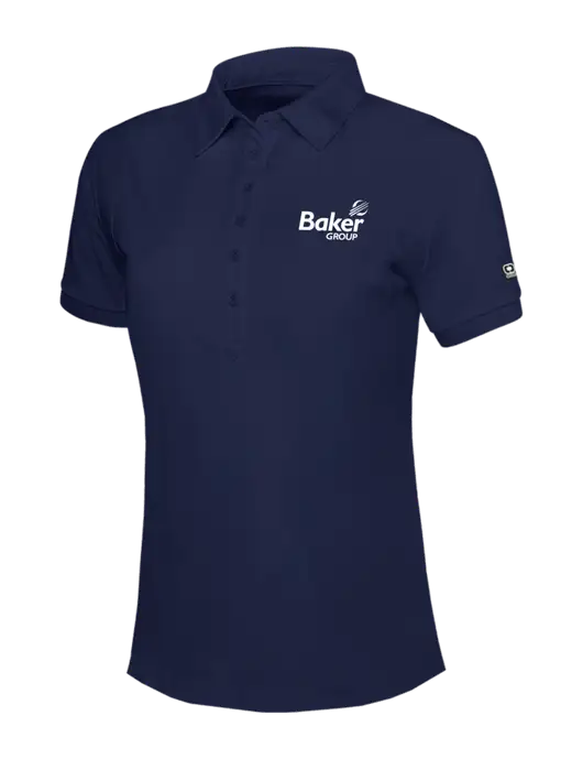 OGIO Womens Navy Jewel Polo w/Baker Group Logo