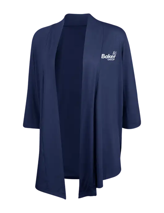 Dress Navy Blue Womens Concept Shrug w/Baker Group Logo