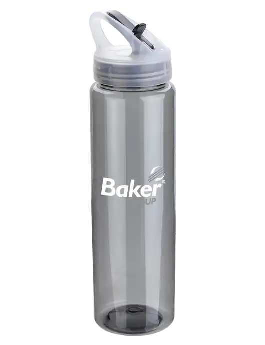 Buddy Smoke 32 oz PET Bottle with Flip Lid w/Baker Group Logo
