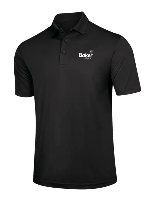 Black PosiCharge Competitor Polo w/Baker Group Logo