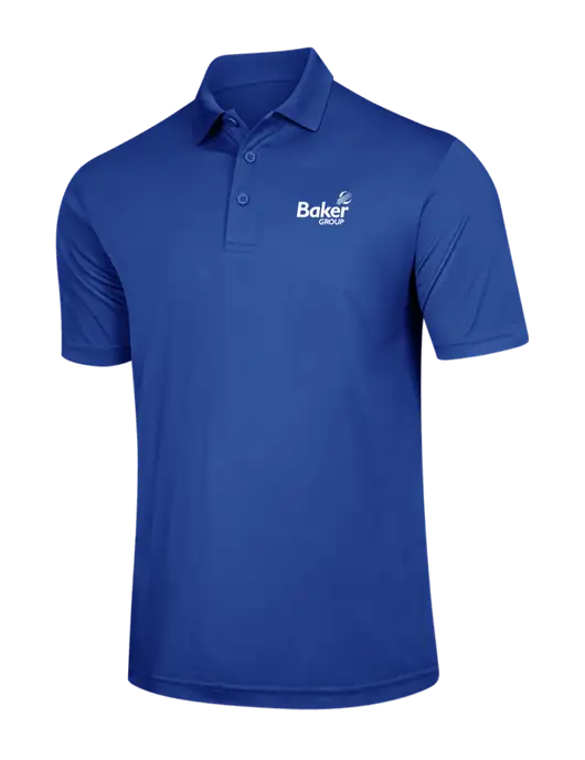 Royal PosiCharge Competitor Polo w/Baker Group Logo