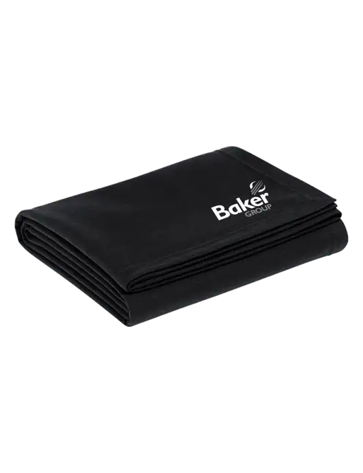 Recycled Black Blanket w/Baker Group Logo