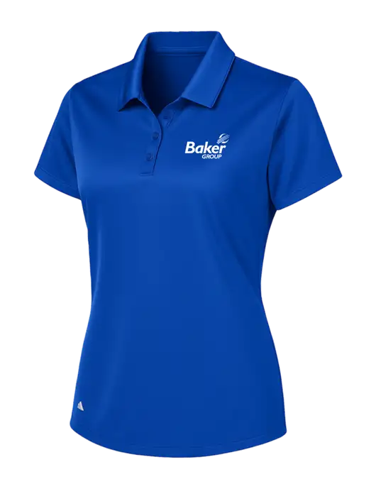 Adidas Royal Womens Basic Sport Polo w/Baker Group Logo