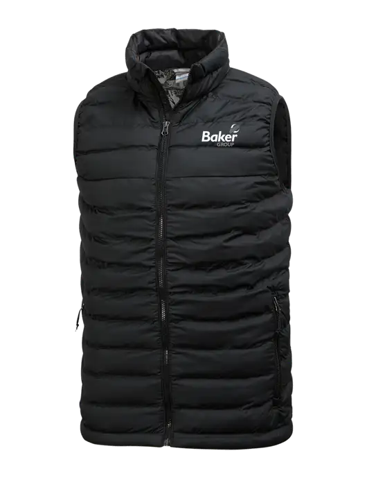 Columbia Black Powder Lite Vest w/Baker Group Logo