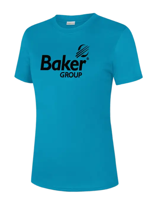  Womens Sapphire PosiCharge Competitor Tee w/Baker Group Logo
