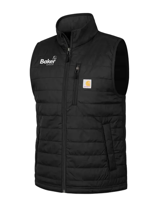 Carhartt Black Gilliam Vest w/Baker Group Logo