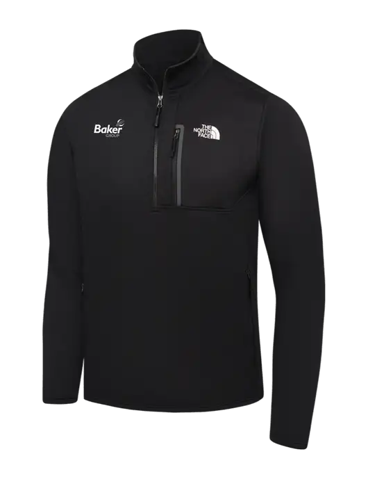 The North Face Black Skyline 1/2-Zip Fleece w/Baker Group Logo