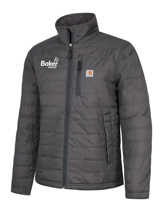 Carhartt Womens Dark Grey Gilliam Jacket w/Baker Group Logo