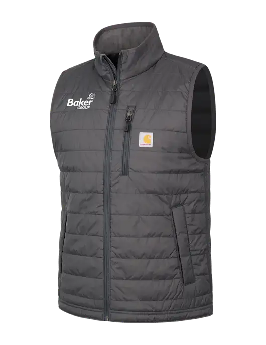 Carhartt Dark Grey Gilliam Vest w/Baker Group Logo