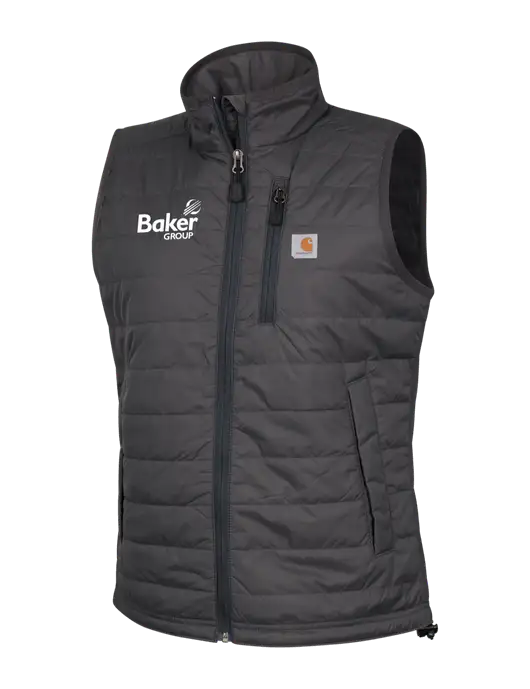 Carhartt Womens Dark Grey Gilliam Vest w/Baker Group Logo