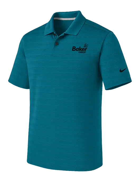 Nike Sapphire Blue Dri-FIT Vapor Jacquard Polo w/Baker Group Logo