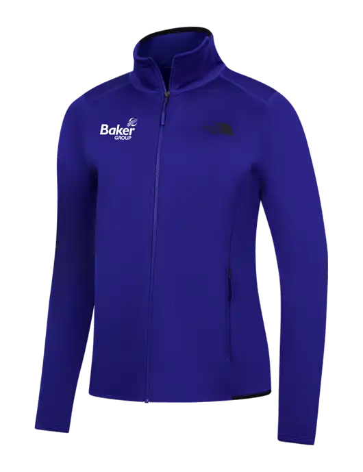 The North Face Womens Dark Royal Skyline Full-Zip Fleece Jacket w/Baker Group Logo