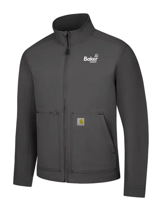 Carhartt Dark Grey Super Dux Soft Shell Jacket w/Baker Group Logo