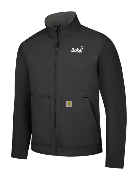Carhartt Black Super Dux Soft Shell Jacket w/Baker Group Logo