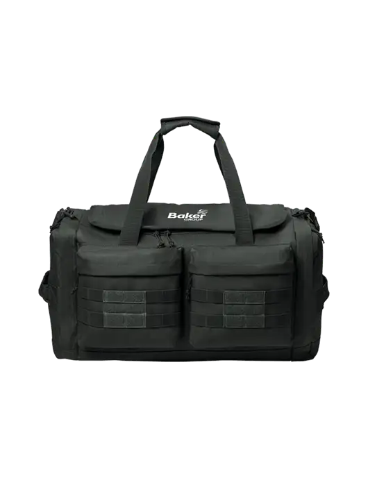CornerStone Charcoal Grey Tactical Duffel w/Baker Group Logo