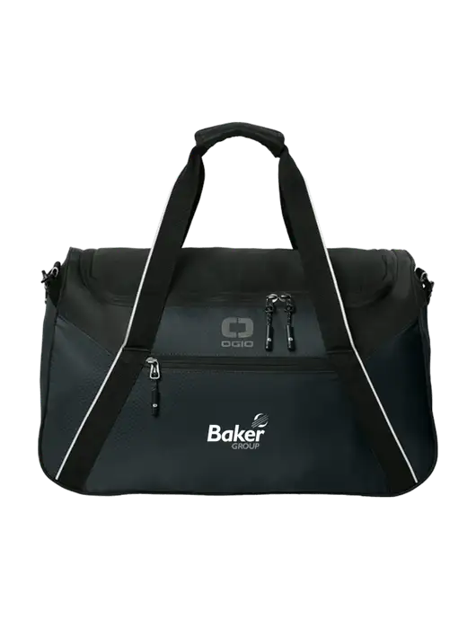 OGIO Black Inception Duffel w/Baker Group Logo