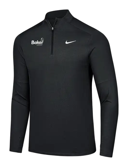 Nike Black Dri-FIT Element 1/2-Zip Pullover w/Baker Group Logo