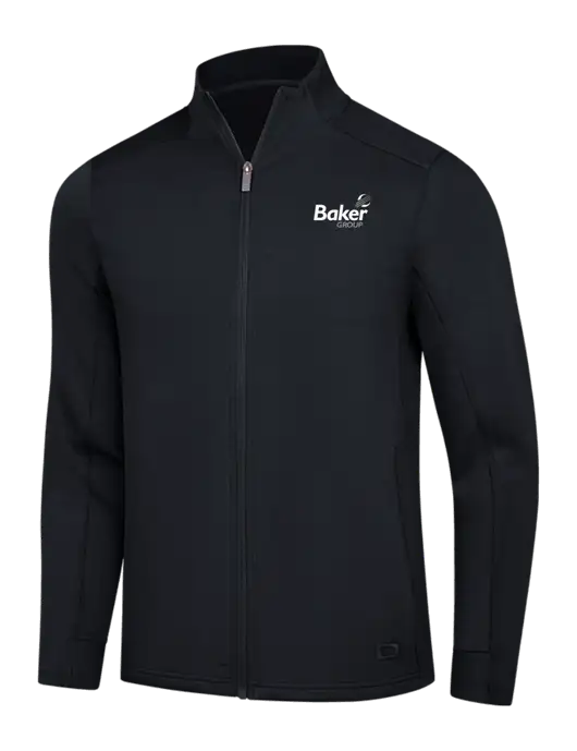 OGIO Black Transcend Full-Zip w/Baker Group Logo