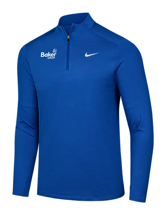 Nike Royal Dri-FIT Element 1/2-Zip Pullover w/Baker Group Logo