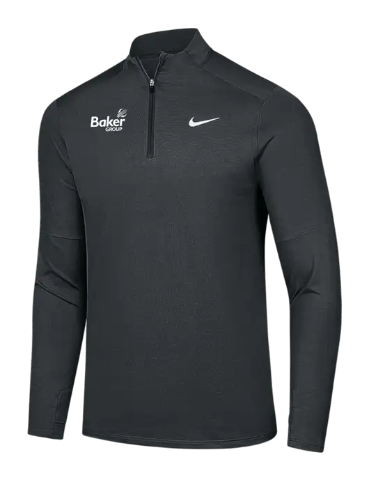 Nike Dark Grey Dri-FIT Element 1/2-Zip Pullover w/Baker Group Logo