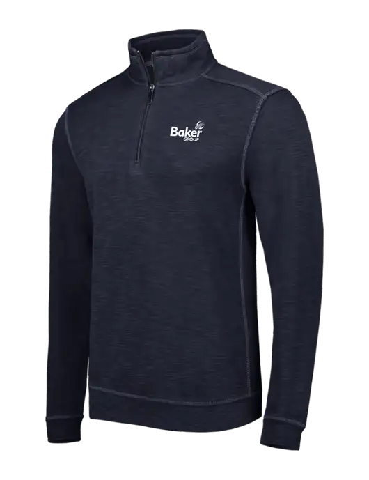 Tommy Bahama Navy Tobago Bay 1/2 Zip w/Baker Group Logo