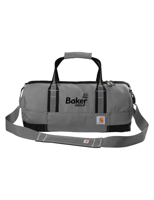 Carhartt Medium Grey Foundry Series 20” Duffel w/Baker Group Logo