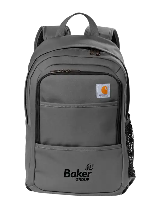 Carhartt Medium Grey Foundry Series Backpack w/Baker Group Logo