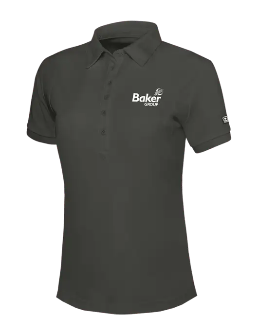 OGIO Womens Dark Grey Jewel Polo w/Baker Group Logo