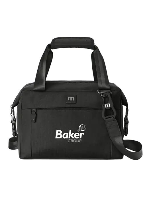 TravisMathew Black Chill’n 12-Can Cooler w/Baker Group Logo