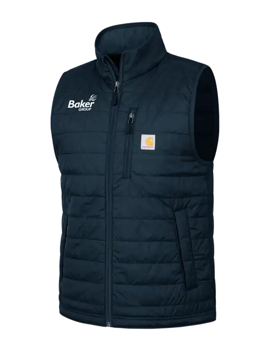 Carhartt Dark Navy Gilliam Vest w/Baker Group Logo