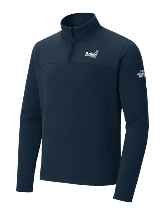 The North Face Aim 1/4-Zip Dark Navy Fleece w/Baker Group Logo