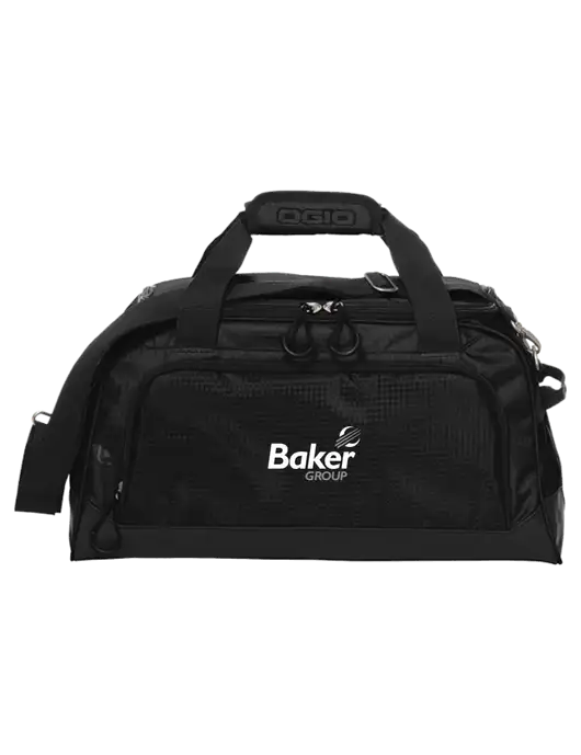 OGIO Breakaway Black Duffel w/Baker Group Logo