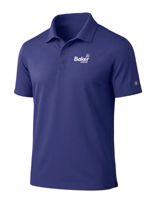 OGIO Linear Navy Polo w/Baker Group Logo