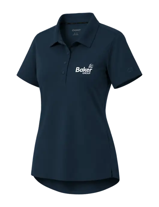 OGIO Womens Envision Dark Navy Polo w/Baker Group Logo