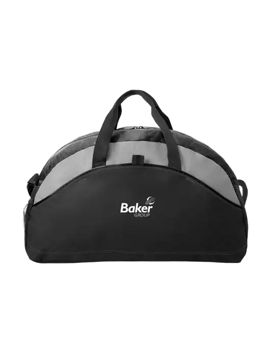 Medium Contrast Black Duffel w/Baker Group Logo