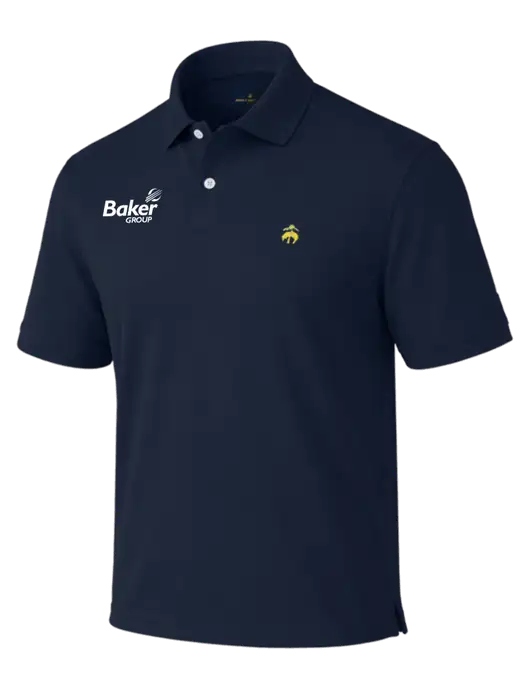 Brooks Brothers Pima Cotton Dark Navy Pique Polo w/Baker Group Logo