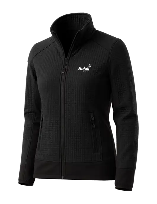 OGIO Womens Black Trax Jacket
 w/Baker Group Logo
