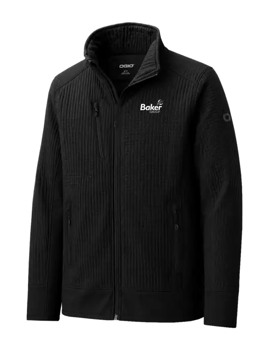OGIO Black Trax Jacket w/Baker Group Logo