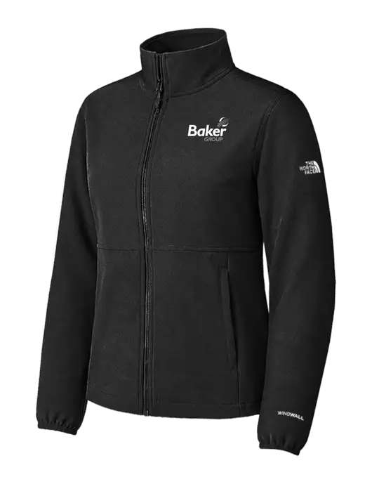 The North Face Womens Black Edge Stretch Soft Shell Jacket w/Baker Group Logo