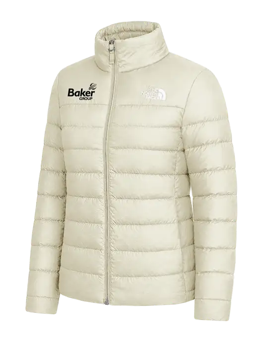 The North Face Womens Ivory Down Hybrid Jacket w/Baker Group Logo