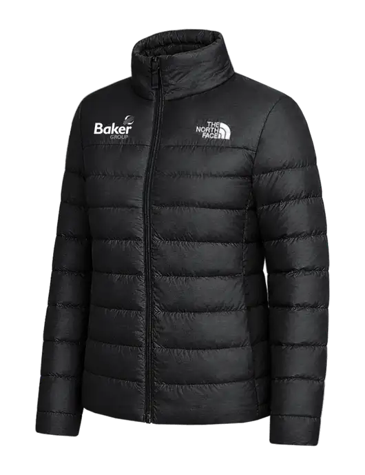 The North Face Womens Black Down Hybrid Jacket w/Baker Group Logo