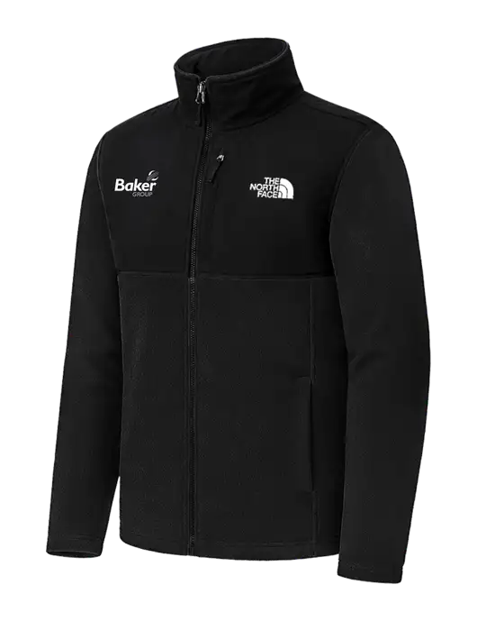 The North Face Black Highest Peak Full-Zip Fleece Jacket w/Baker Group Logo