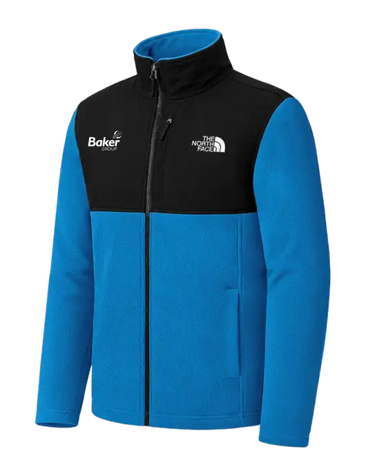 The North Face Royal/Black Highest Peak Full-Zip Fleece Jacket w/Baker Group Logo