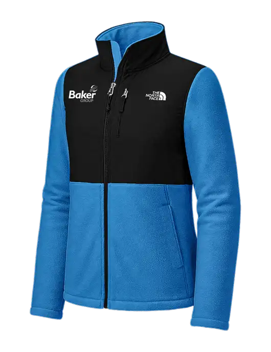 The North Face Womens Dark Sapphire/Black Highest Peak Full-Zip Fleece Jacket w/Baker Group Logo