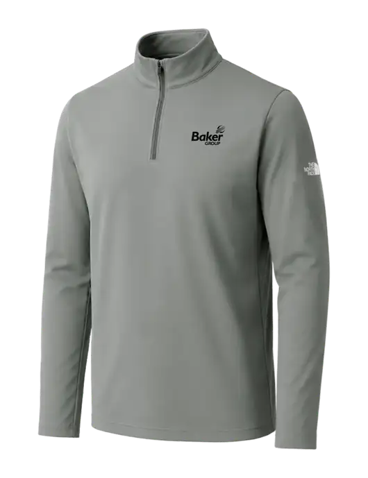 The North Face Dark Medium Grey Ambition 1/4-Zip w/Baker Group Logo