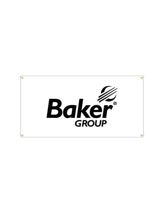 Vinyl Banner 72" x 36"  w/Baker Group Logo